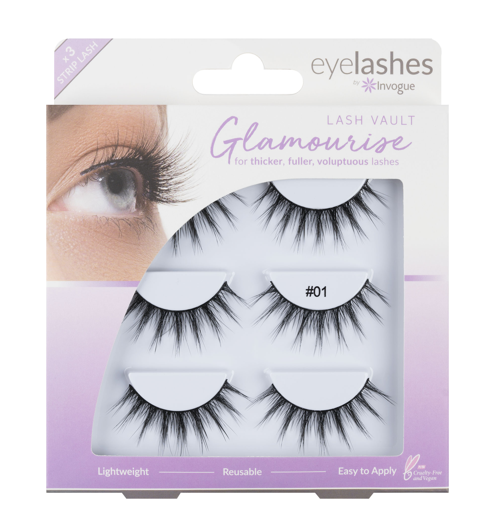 Invogue Lash Vault #1 - cruelty-free and vegan false lashes