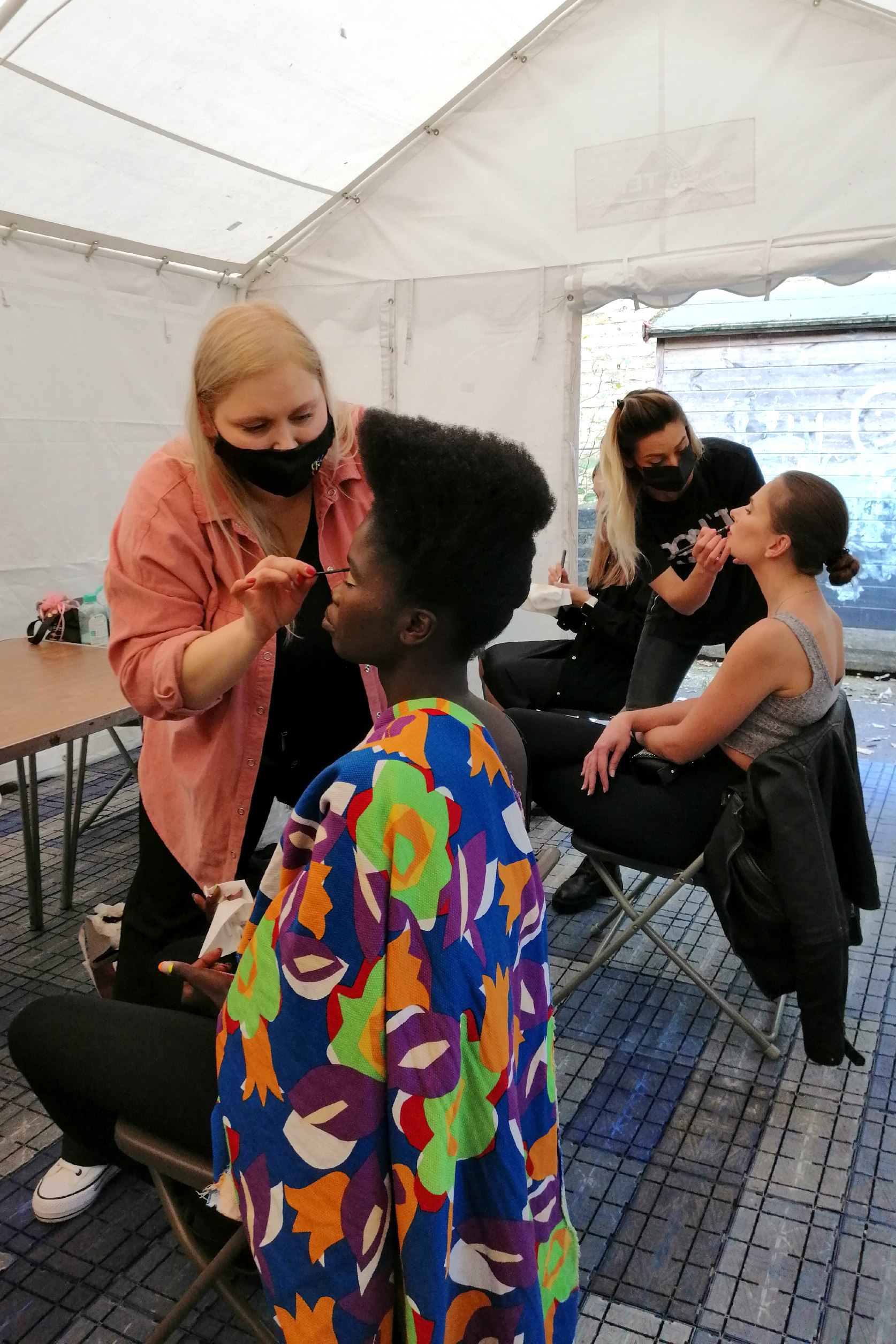 Fashions Finest LFW behind the scene. Ph. Valentina Chirico