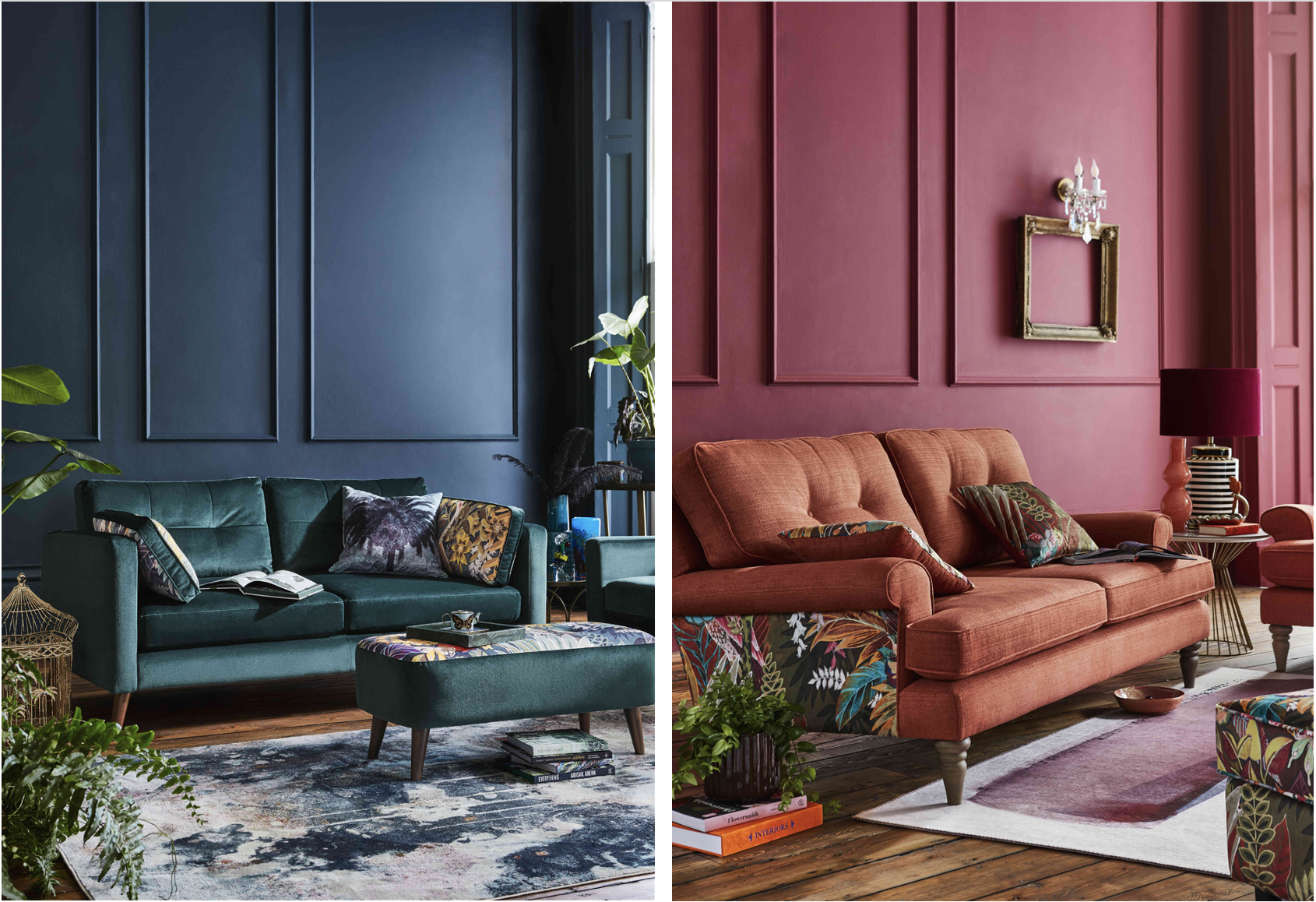 Botanical sofas