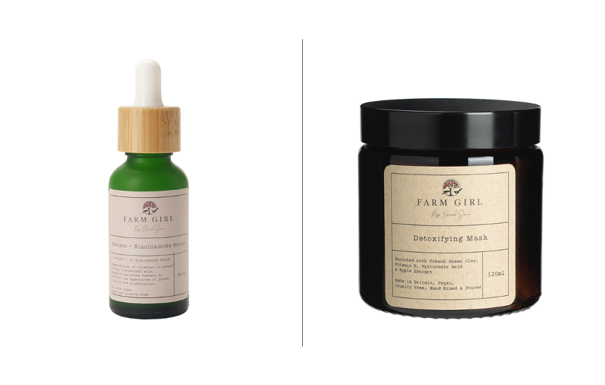Farm Girl Serum and mask set