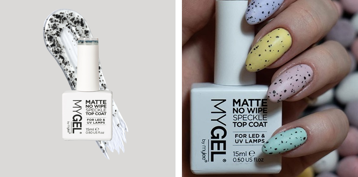 Mylee Speckled Matte No Wipe Top Coat