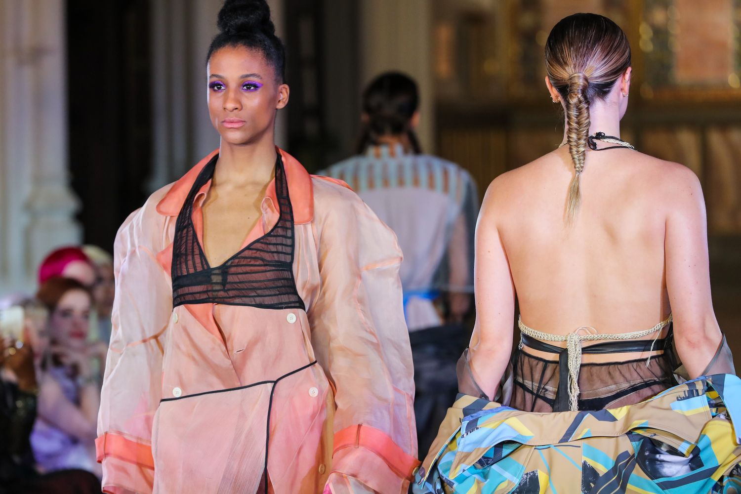 Models final walk at Fashions Finest AW 2022 show