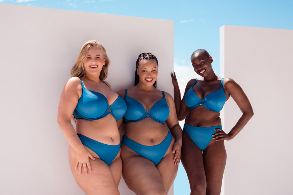 curvy kate lush full plunge bra peacock blue