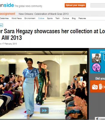 Sara Hegerzy showcases at Fashions Finest