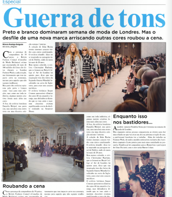 Designer featured in Guerra De Tons