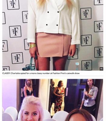 celebrities that attended Fashions Finest LFW show featurerd in the Daily Star