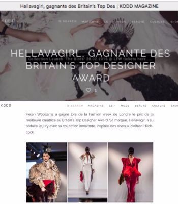 Hellavagirl enters Britain's Top Designer Award