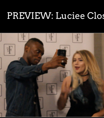 Lucee Closier at fashions Finest's LFW show