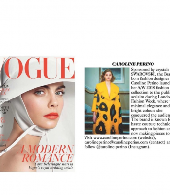FF LFW Designer Featured in British Vogue
