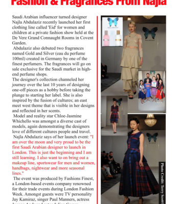 FF designers featured in The London Business Journal