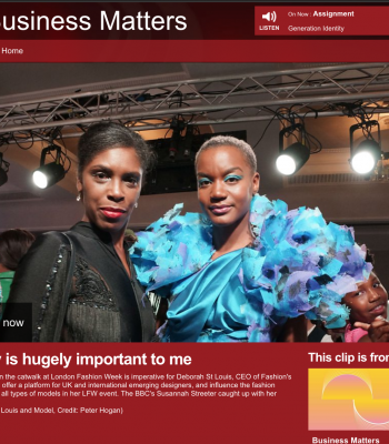 Deborah St. Louis Featured i=on the BBC World Service