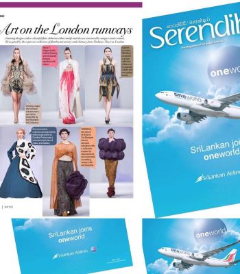 Designers Featured in Serendib Flight Magazine 