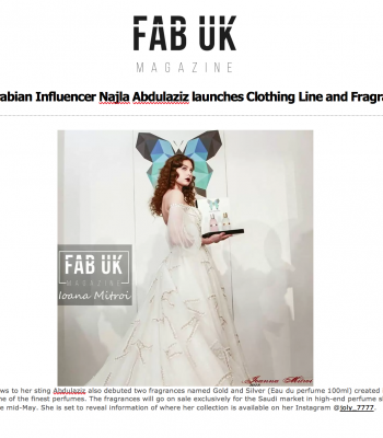 Najla Abdulaziz featured in Fab UK