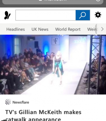 MSN.com online LFW feature