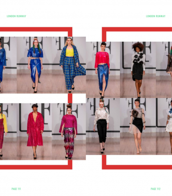 Press clipping from London runway Magazine