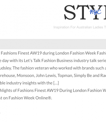 Style NYC press clipping