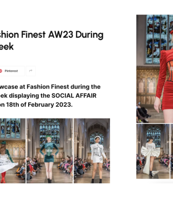 FAB UK feature at London Fashion Week Feb 2023